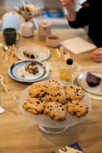 Le Pass'Heure Salon de Thé à Savonnières Cookies maison servis lors d’un moment convivial au Pass’heure à Savonnières.