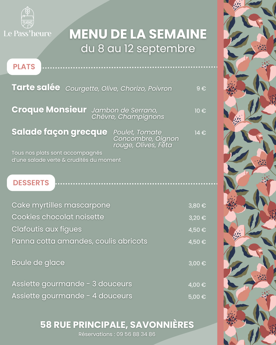 Le Pass'Heure Salon de Thé à Savonnières 29
